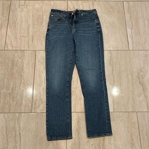 Madewell high rise slim boyjean